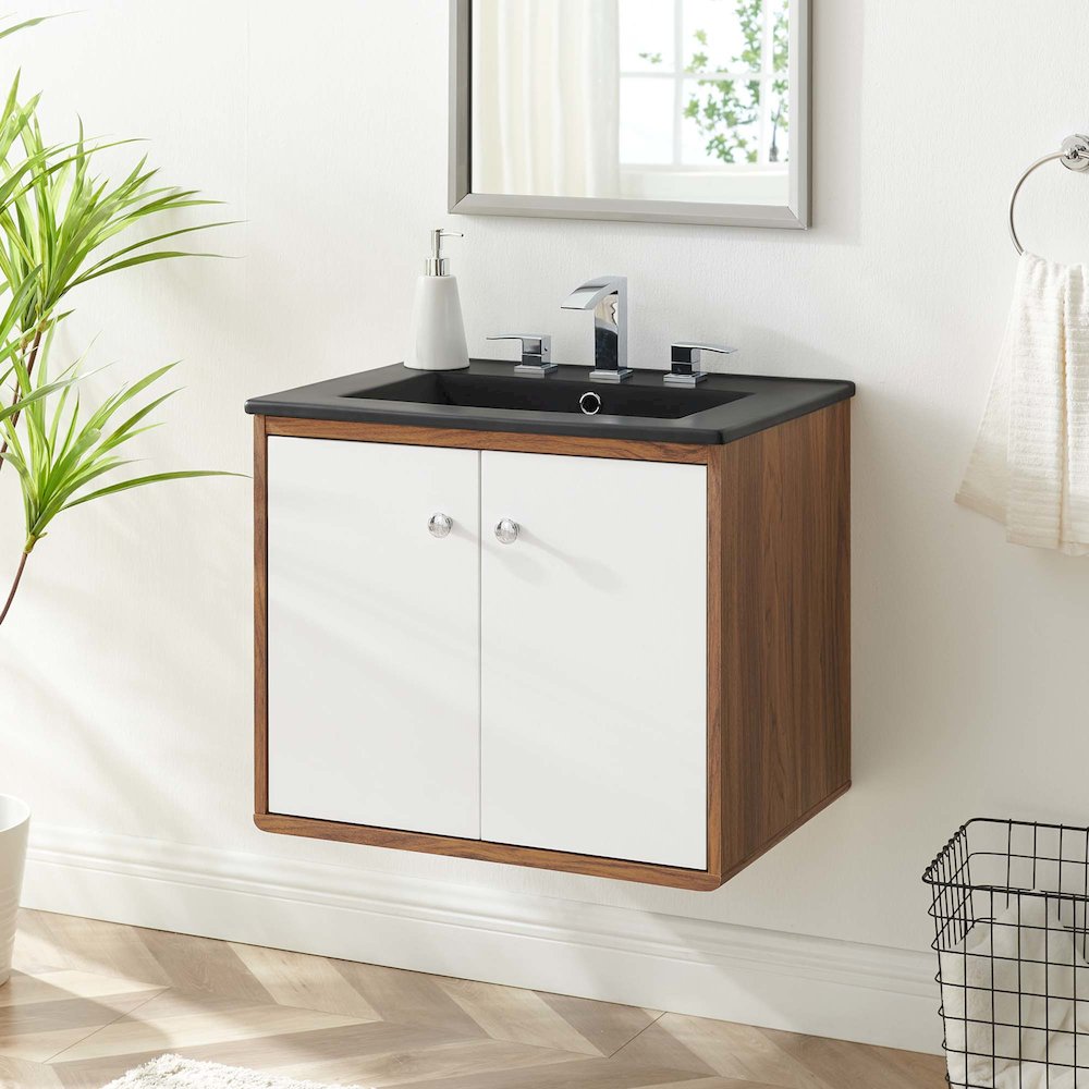 Transmit 24" Wall-Mount Bathroom Vanity. Picture 8