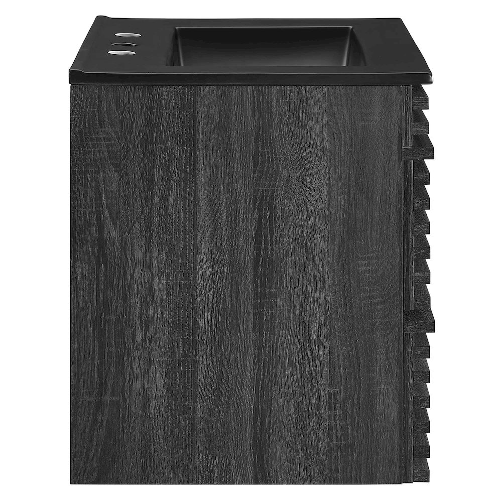 Render 24" Wall-Mount Bathroom Vanity. Picture 3