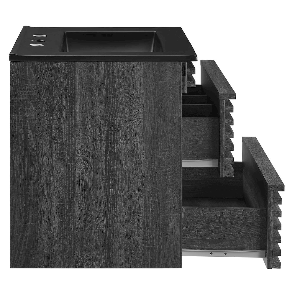 Render 24" Wall-Mount Bathroom Vanity. Picture 4