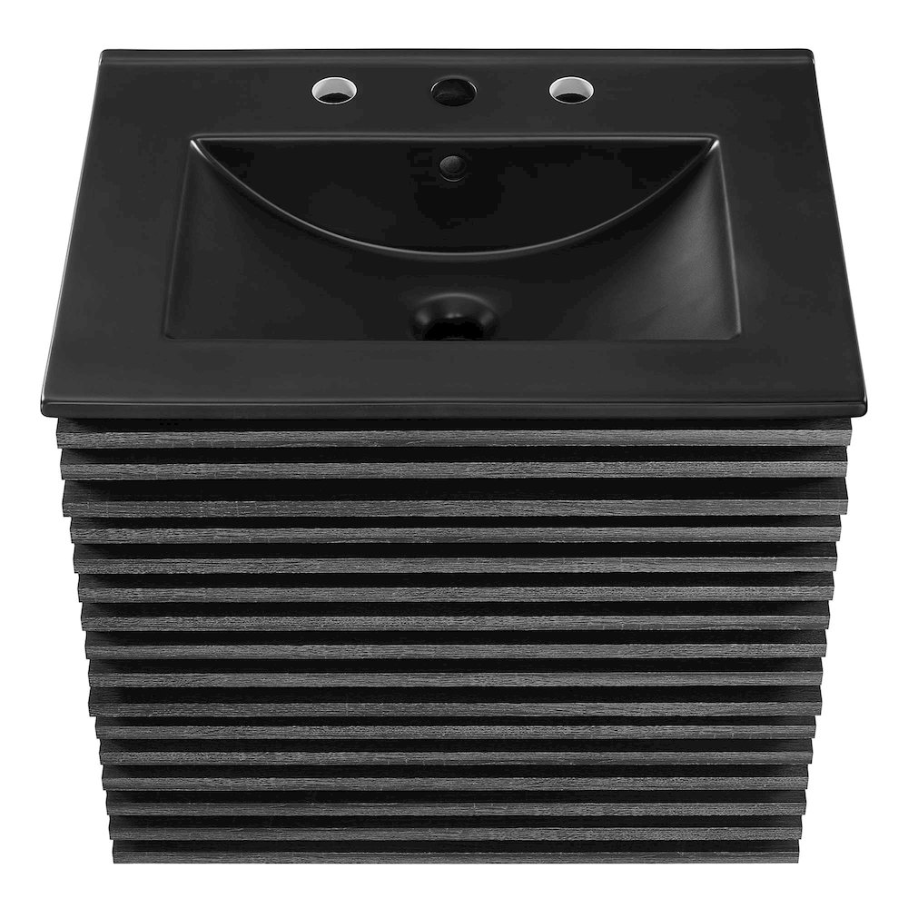 Render 24" Wall-Mount Bathroom Vanity. Picture 6