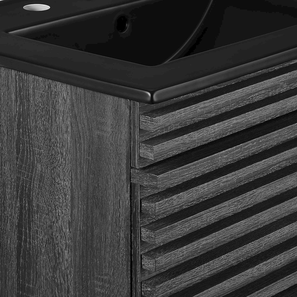 Render 24" Wall-Mount Bathroom Vanity. Picture 7