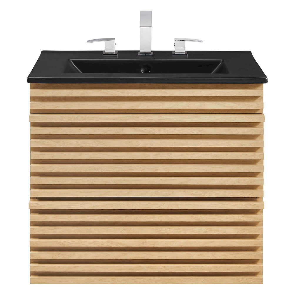 Render 24" Wall-Mount Bathroom Vanity. Picture 5