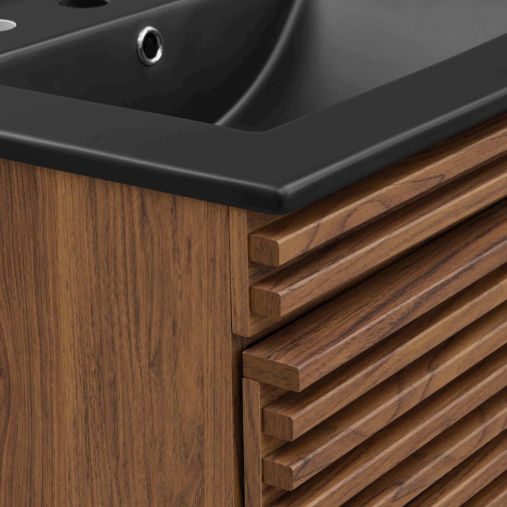 Render 24" Wall-Mount Bathroom Vanity. Picture 6