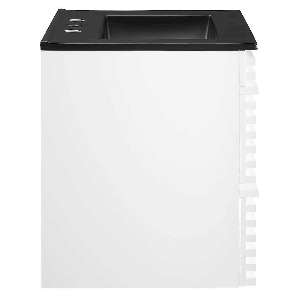 Render 24" Wall-Mount Bathroom Vanity. Picture 3