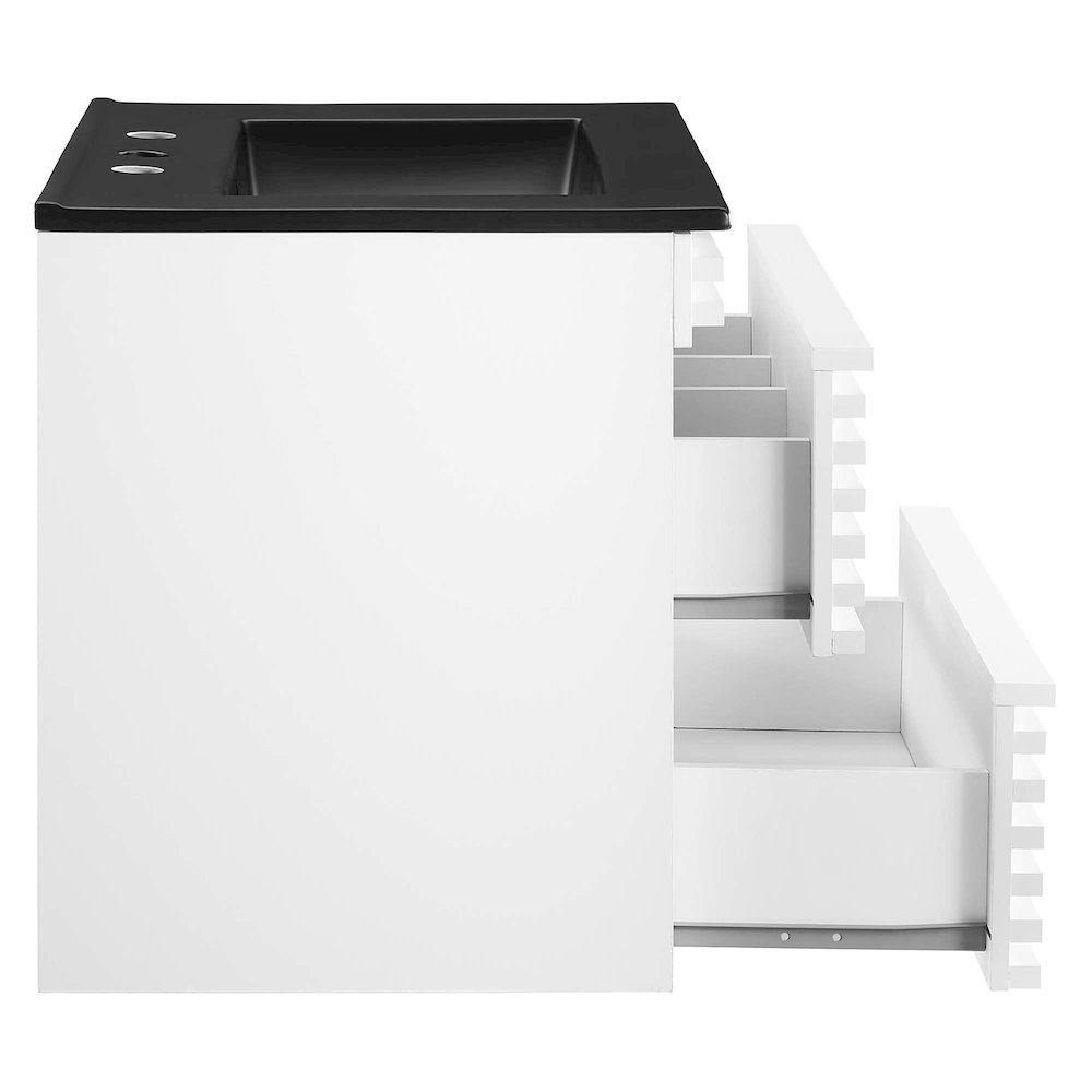 Render 24" Wall-Mount Bathroom Vanity. Picture 5