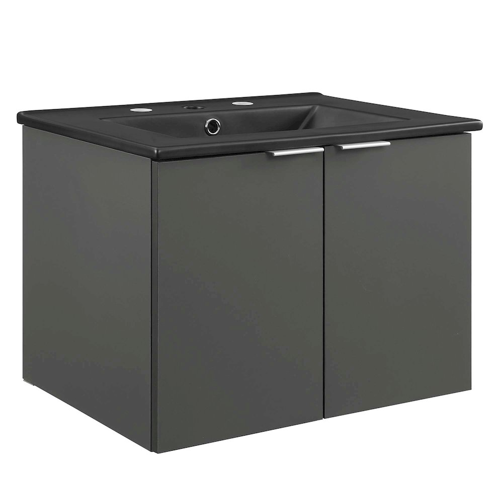 Maybelle 24" Wall-Mount Bathroom Vanity. Picture 1
