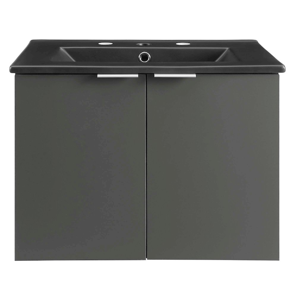 Maybelle 24" Wall-Mount Bathroom Vanity. Picture 3