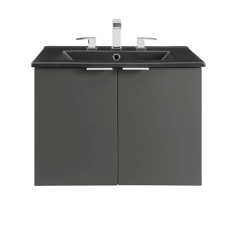 Maybelle 24" Wall-Mount Bathroom Vanity. Picture 4