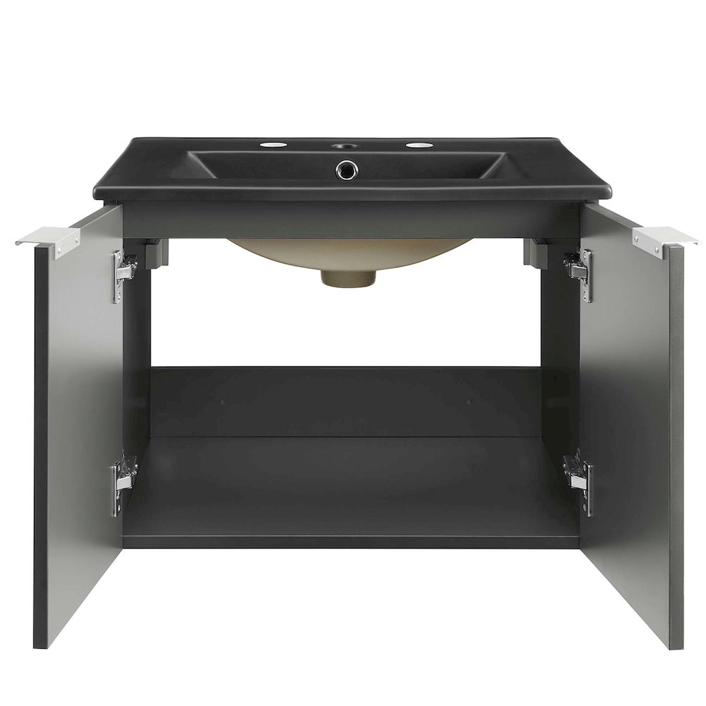 Maybelle 24" Wall-Mount Bathroom Vanity. Picture 5