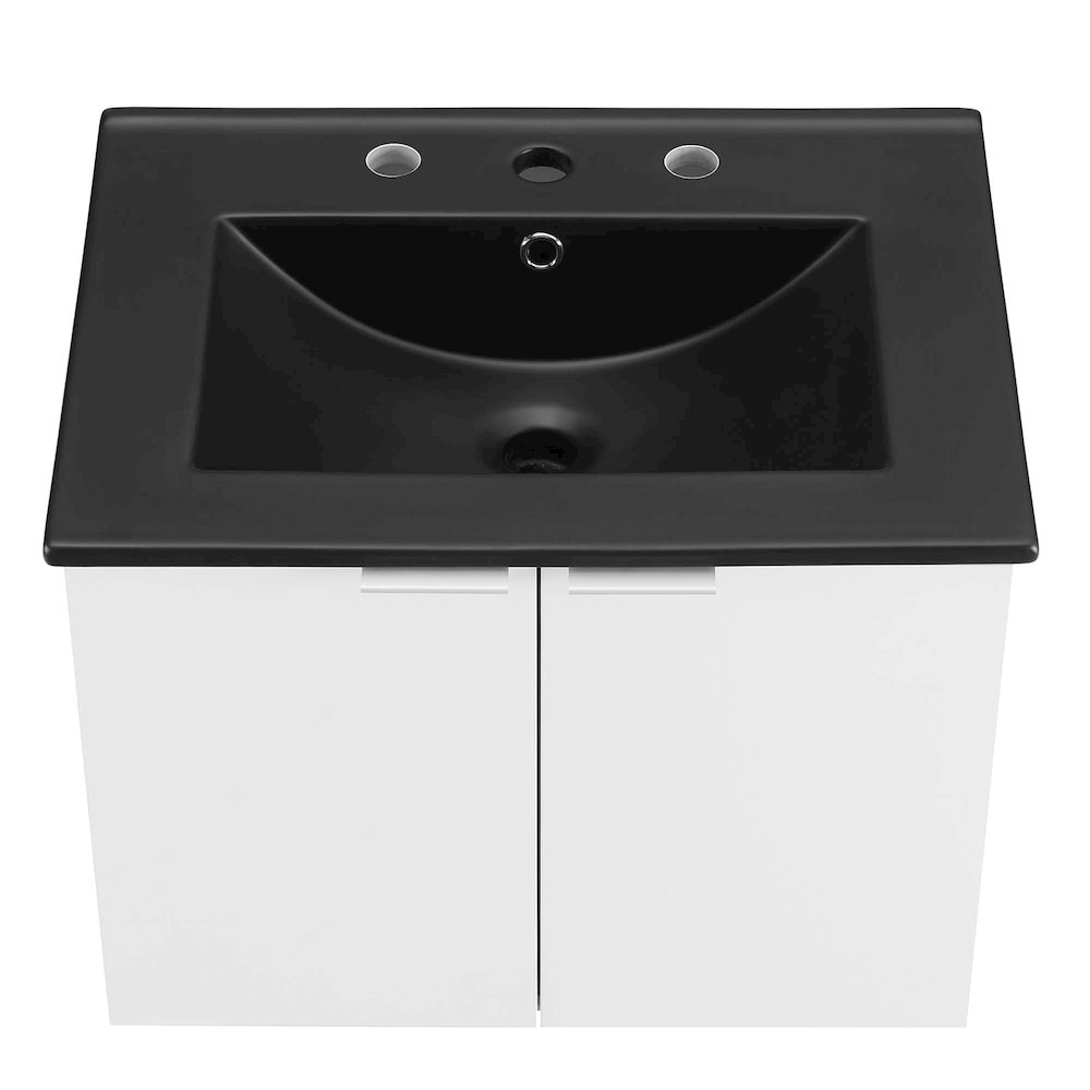 Maybelle 24" Wall-Mount Bathroom Vanity. Picture 8