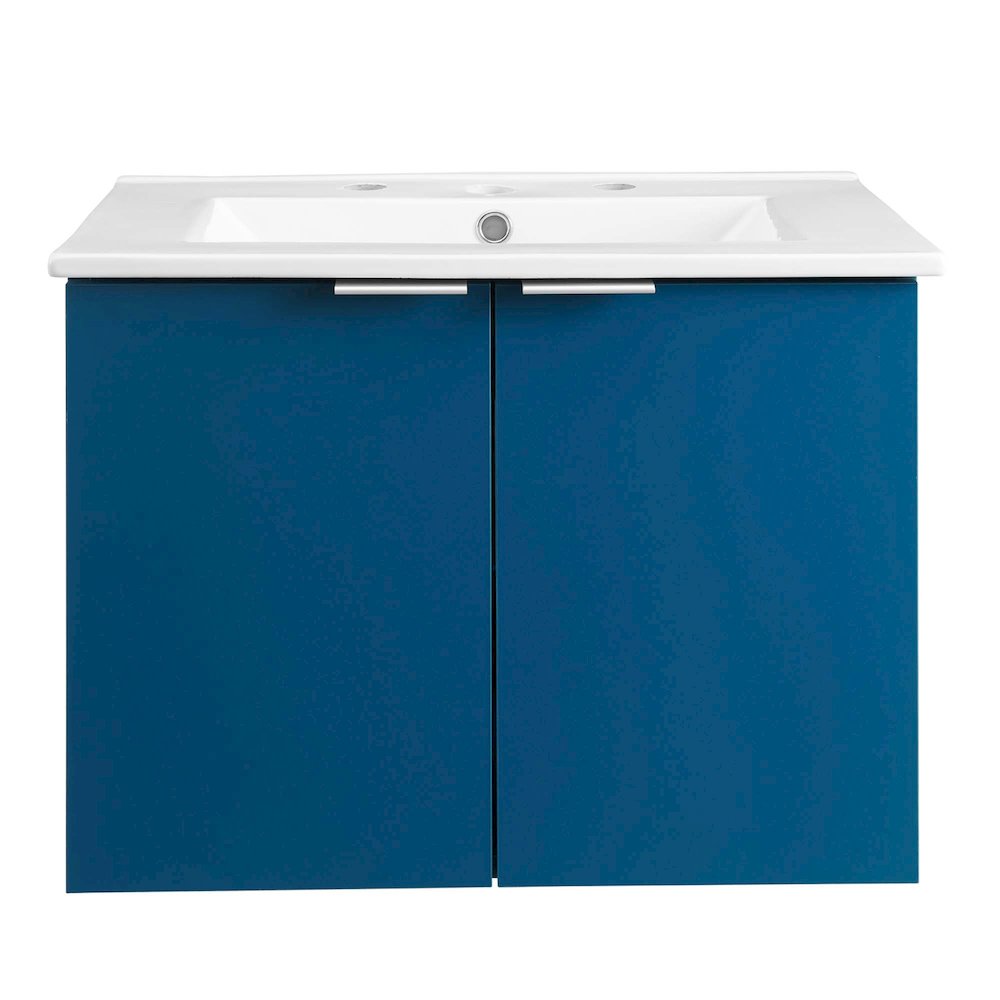 Maybelle 24" Wall-Mount Bathroom Vanity. Picture 2