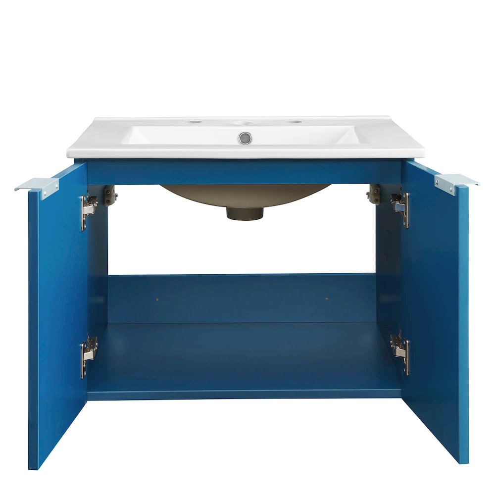 Maybelle 24" Wall-Mount Bathroom Vanity. Picture 4