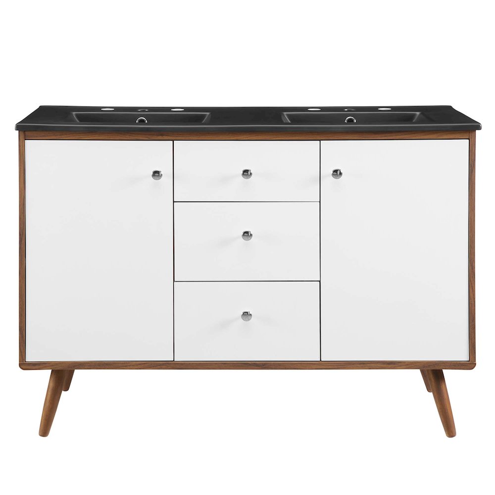 Transmit 48" Double Sink Bathroom Vanity. Picture 3