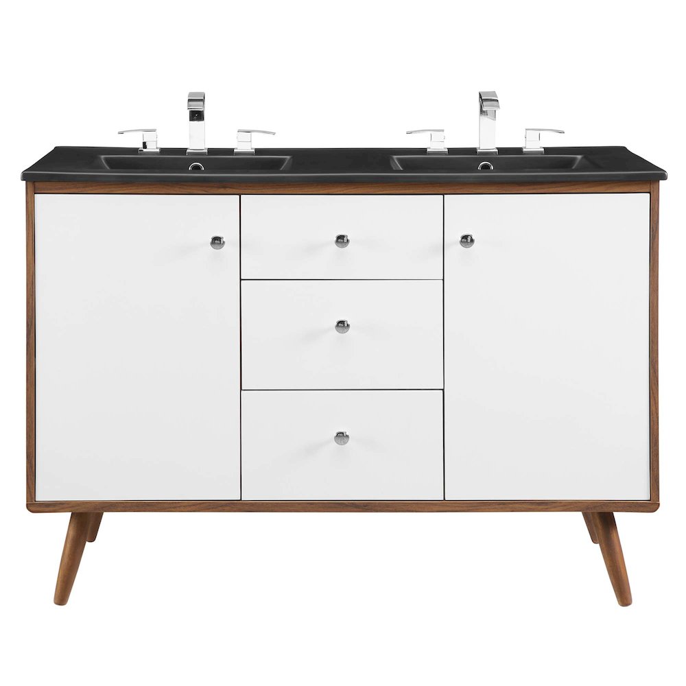 Transmit 48" Double Sink Bathroom Vanity. Picture 6