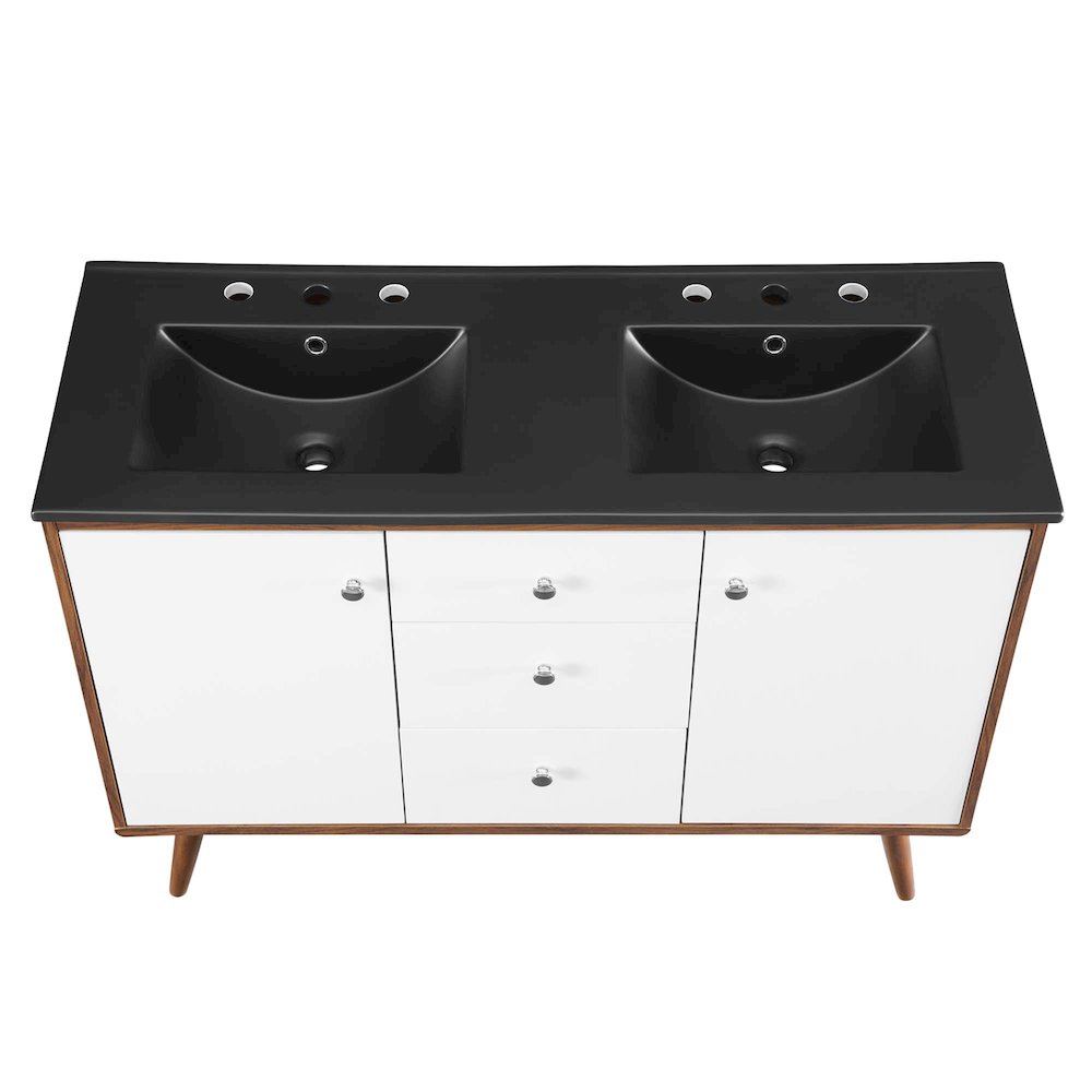 Transmit 48" Double Sink Bathroom Vanity. Picture 4