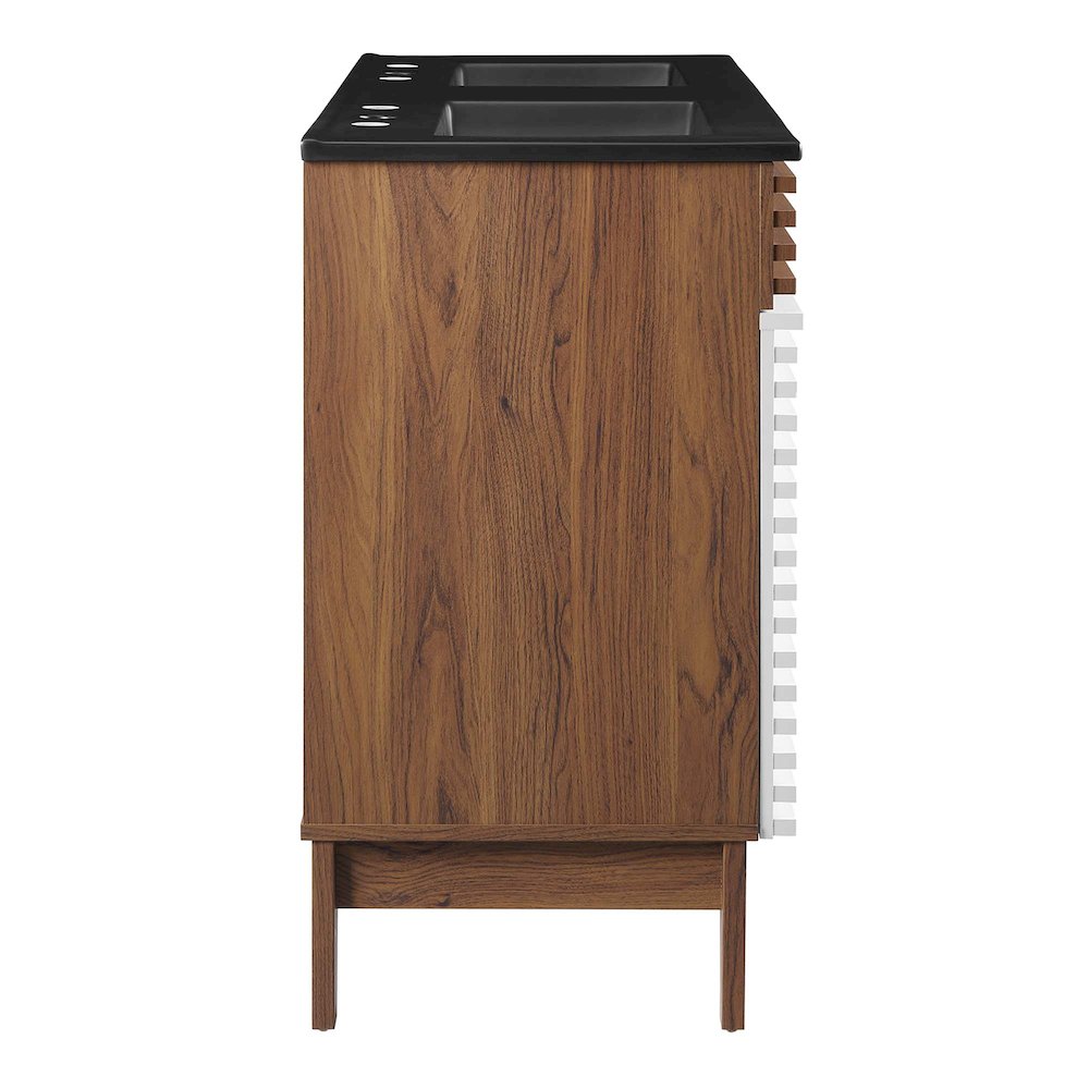 Render 48" Double Sink Bathroom Vanity. Picture 3
