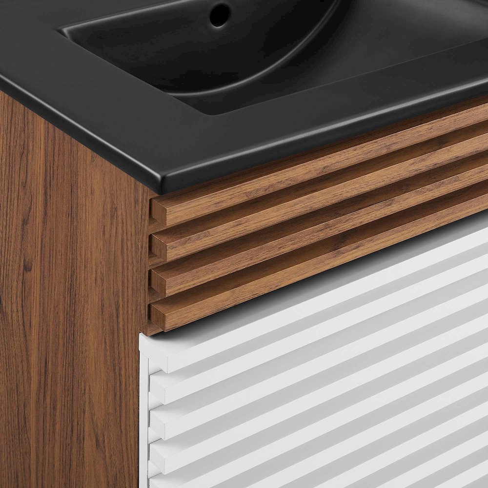 Render 48" Double Sink Bathroom Vanity. Picture 9