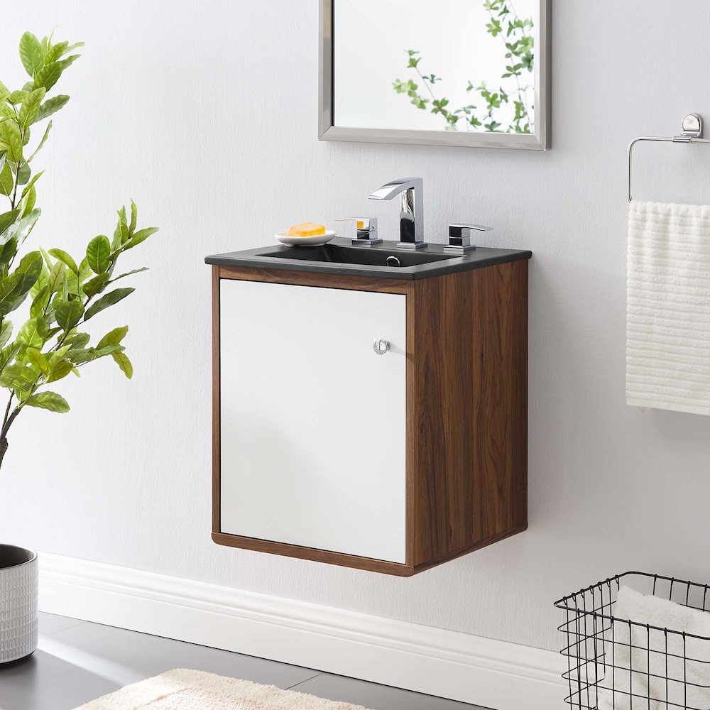 Transmit 18" Wall-Mount Bathroom Vanity. Picture 8