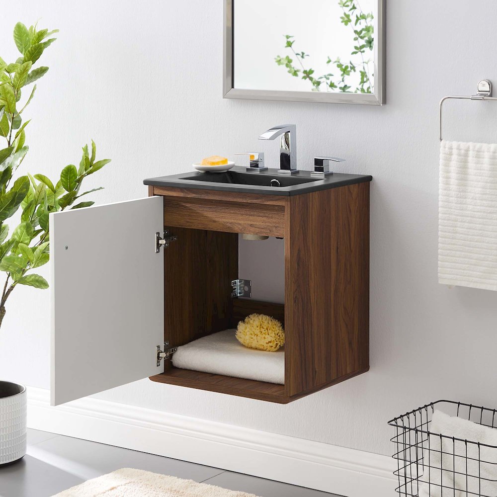 Transmit 18" Wall-Mount Bathroom Vanity. Picture 10