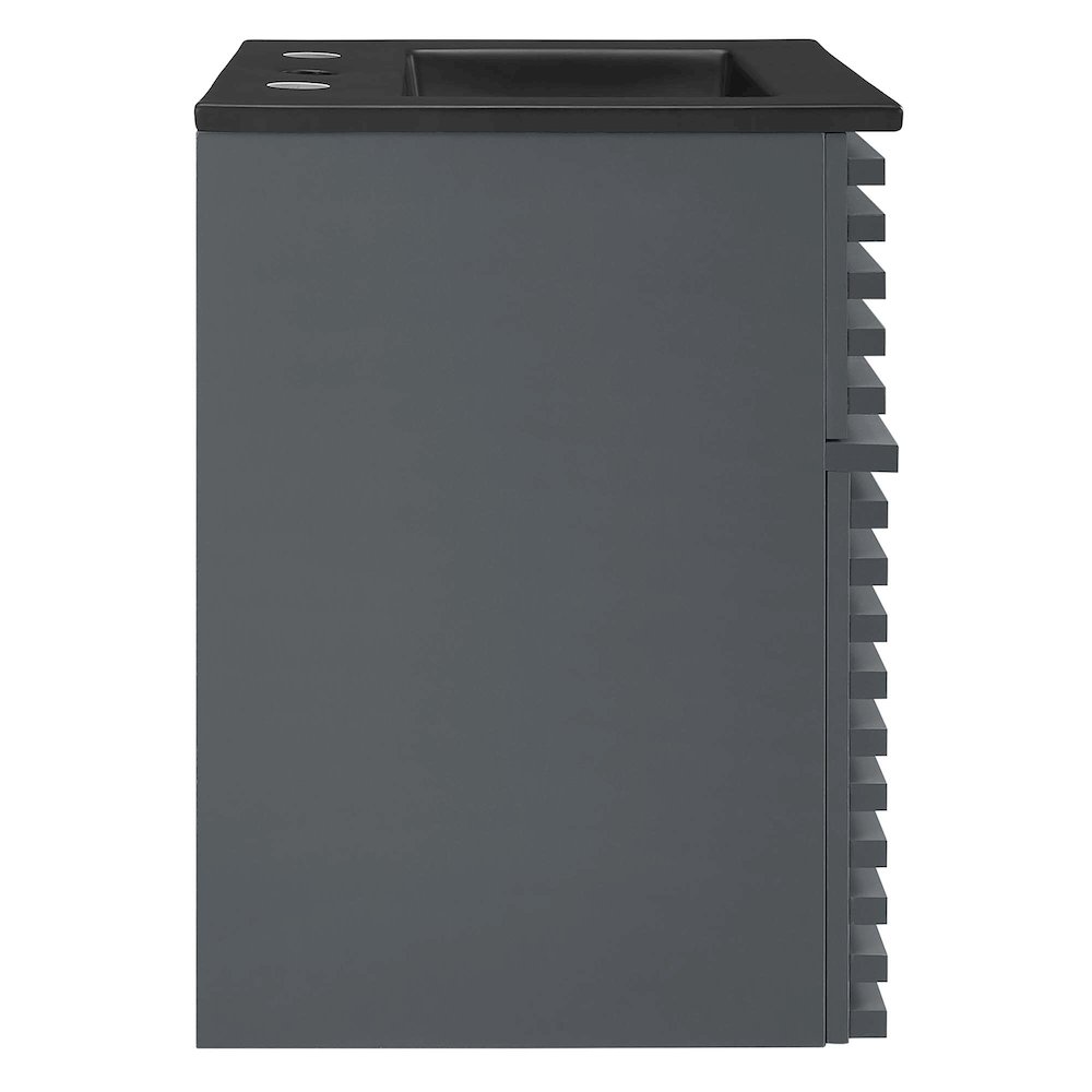 Render 18" Wall-Mount Bathroom Vanity. Picture 3