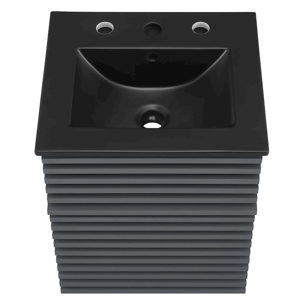 Render 18" Wall-Mount Bathroom Vanity. Picture 4