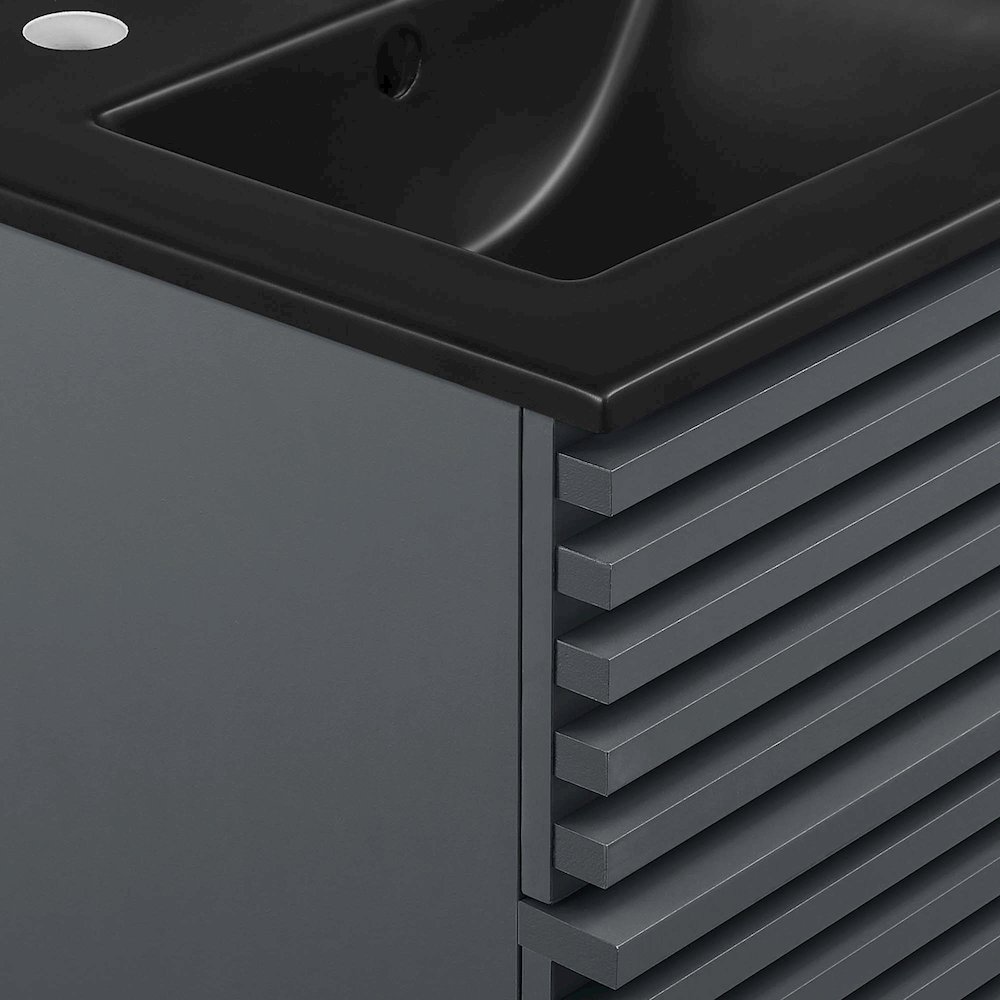 Render 18" Wall-Mount Bathroom Vanity. Picture 6
