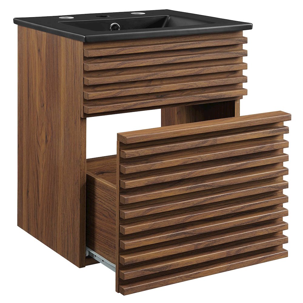 Render 18" Wall-Mount Bathroom Vanity. Picture 6