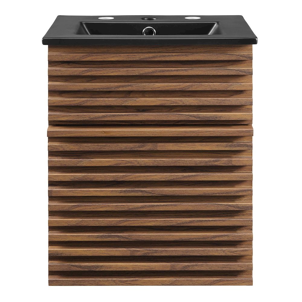 Render 18" Wall-Mount Bathroom Vanity. Picture 3
