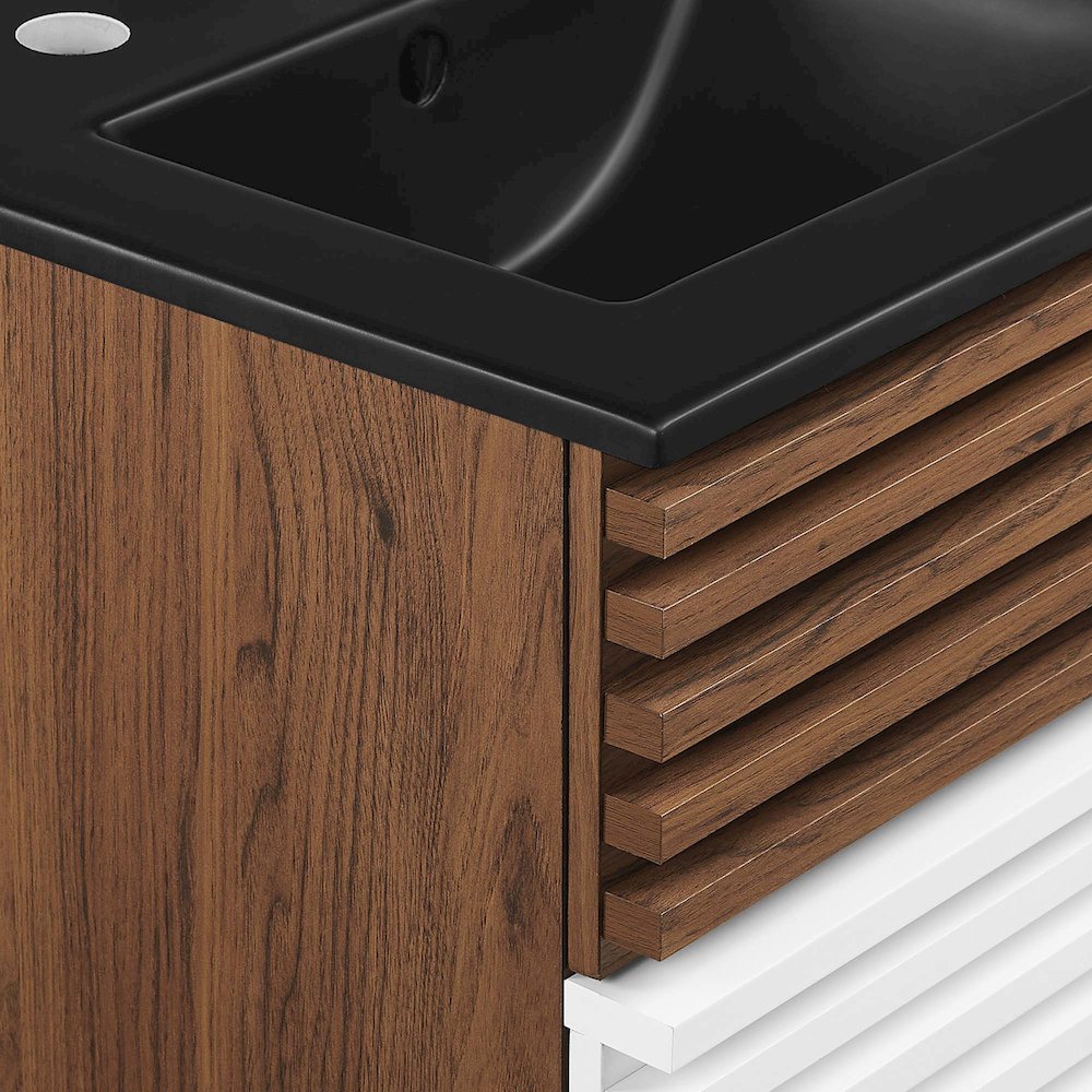 Render 18" Wall-Mount Bathroom Vanity. Picture 6