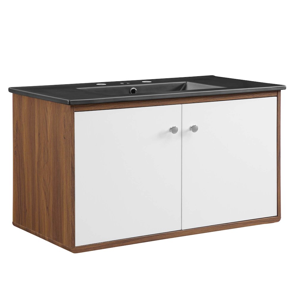 Transmit 36" Wall-Mount Bathroom Vanity. Picture 1