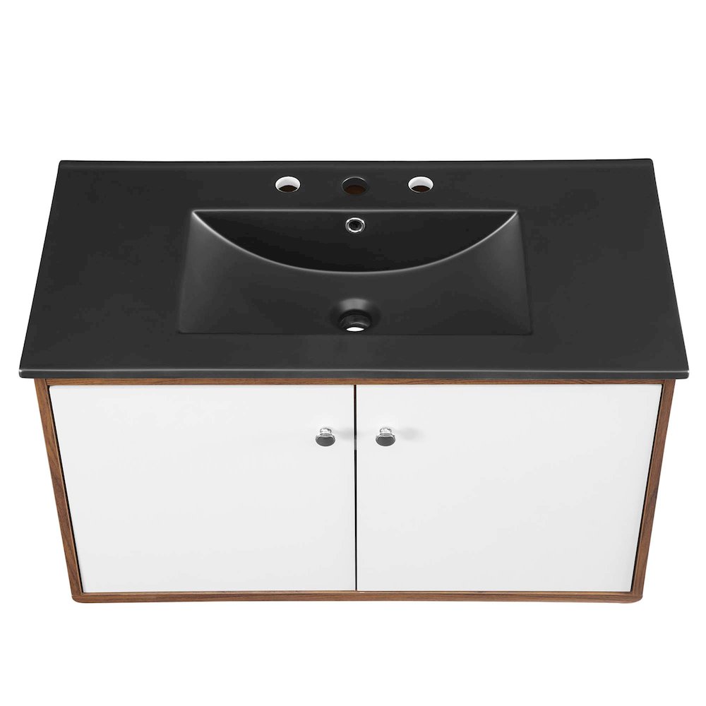 Transmit 36" Wall-Mount Bathroom Vanity. Picture 6