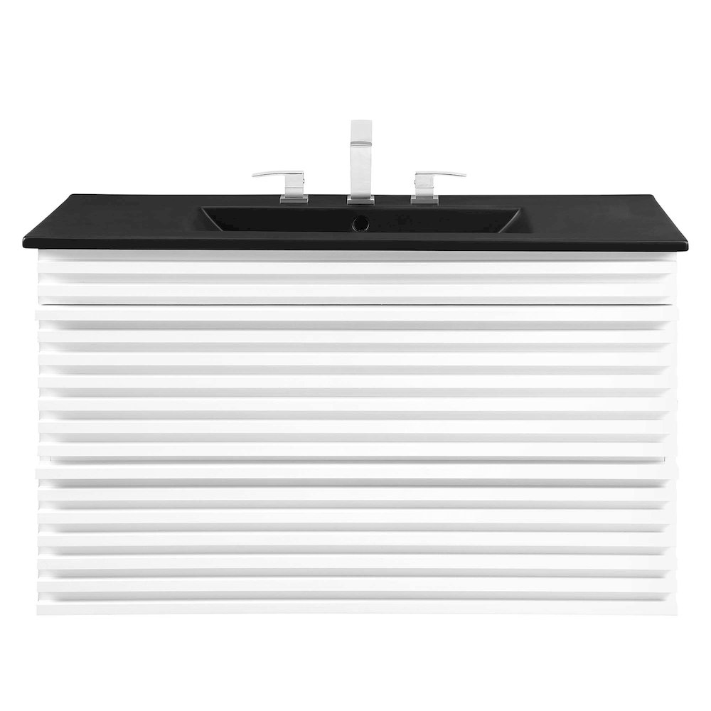 Render 36" Wall-Mount Bathroom Vanity. Picture 7