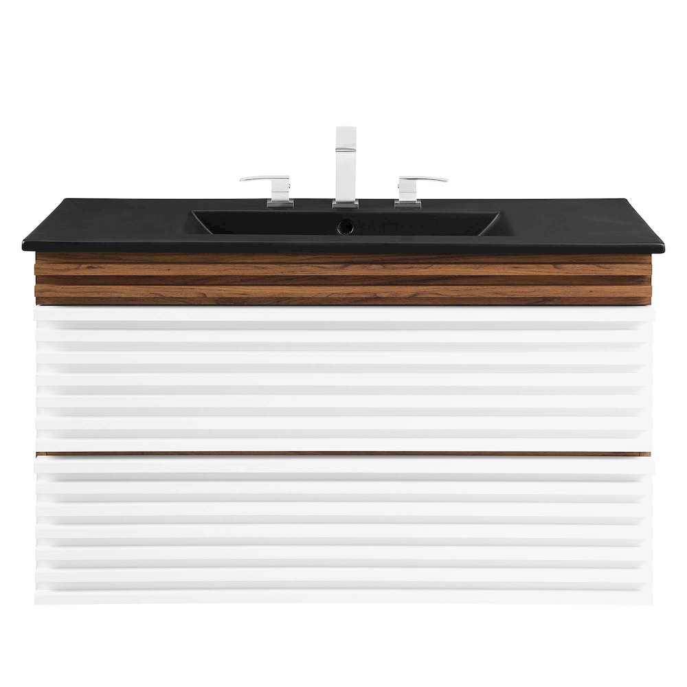 Render 36" Wall-Mount Bathroom Vanity. Picture 7