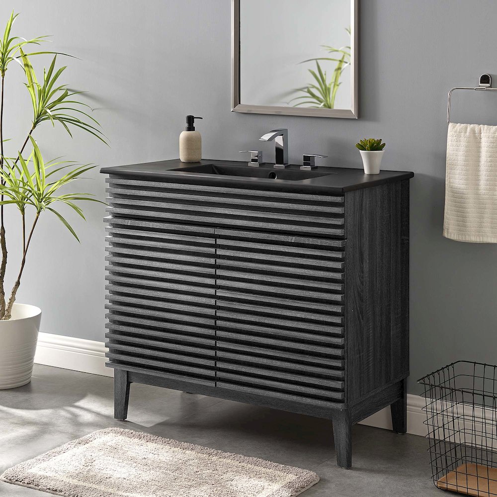 Render 36" Bathroom Vanity. Picture 8