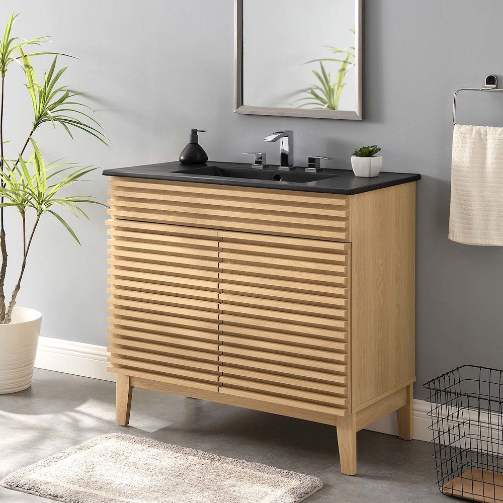 Render 36" Bathroom Vanity. Picture 8