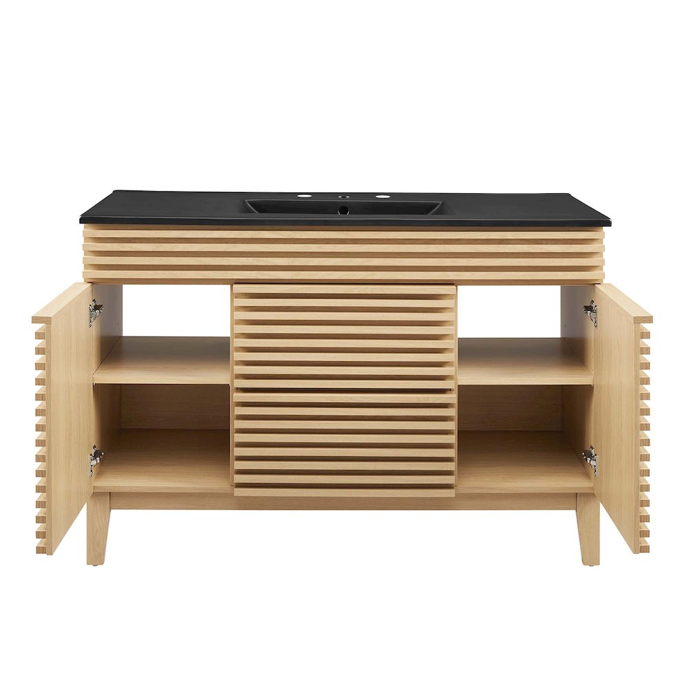 Render 48" Single Sink Bathroom Vanity. Picture 6