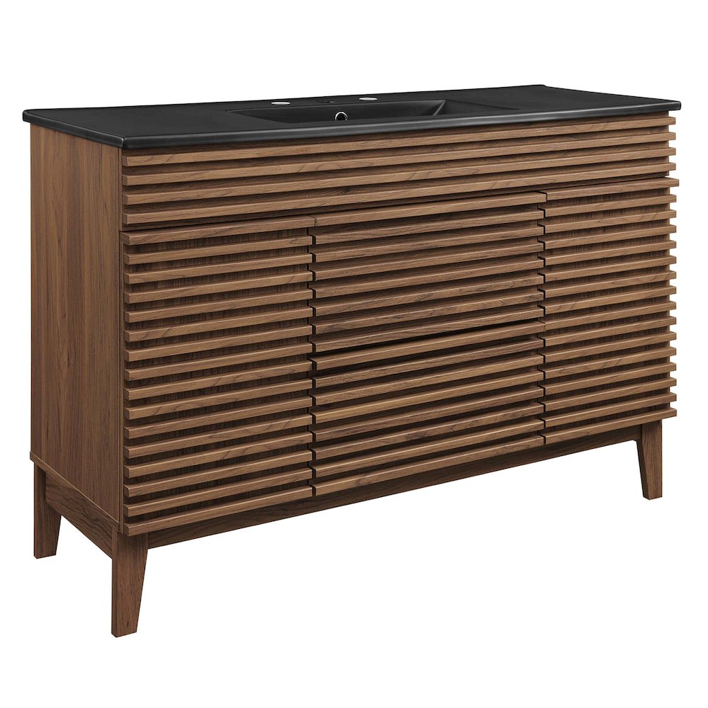 Render 48" Single Sink Bathroom Vanity. Picture 1