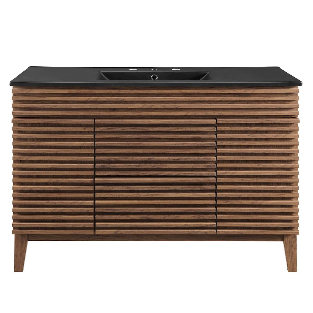 Render 48" Single Sink Bathroom Vanity. Picture 3