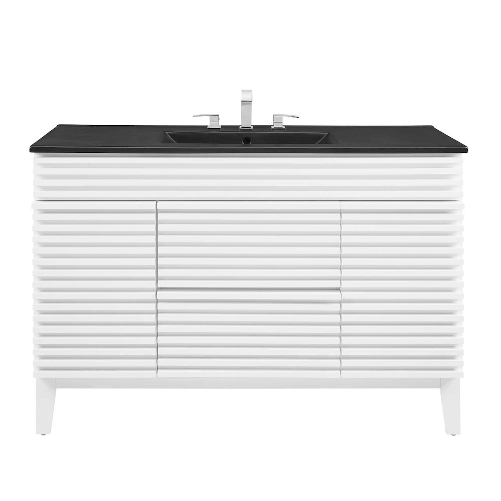 Render 48" Single Sink Bathroom Vanity. Picture 9