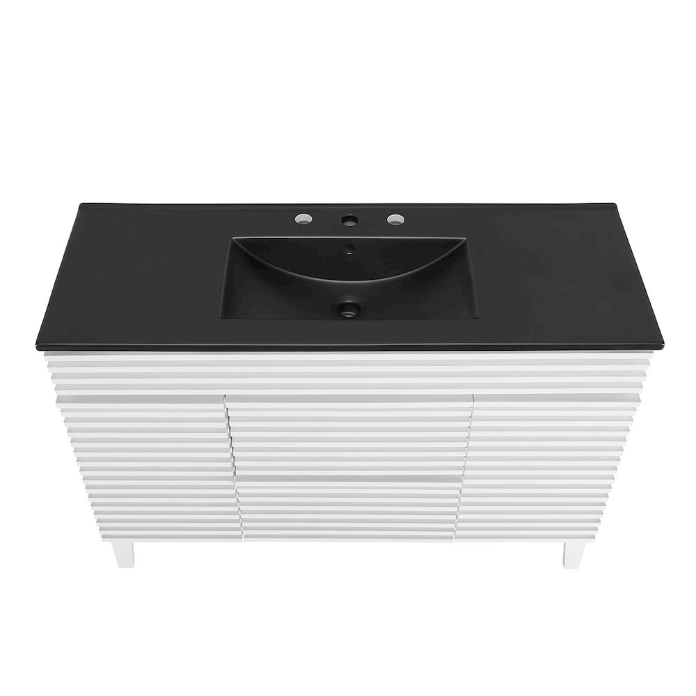 Render 48" Single Sink Bathroom Vanity. Picture 4