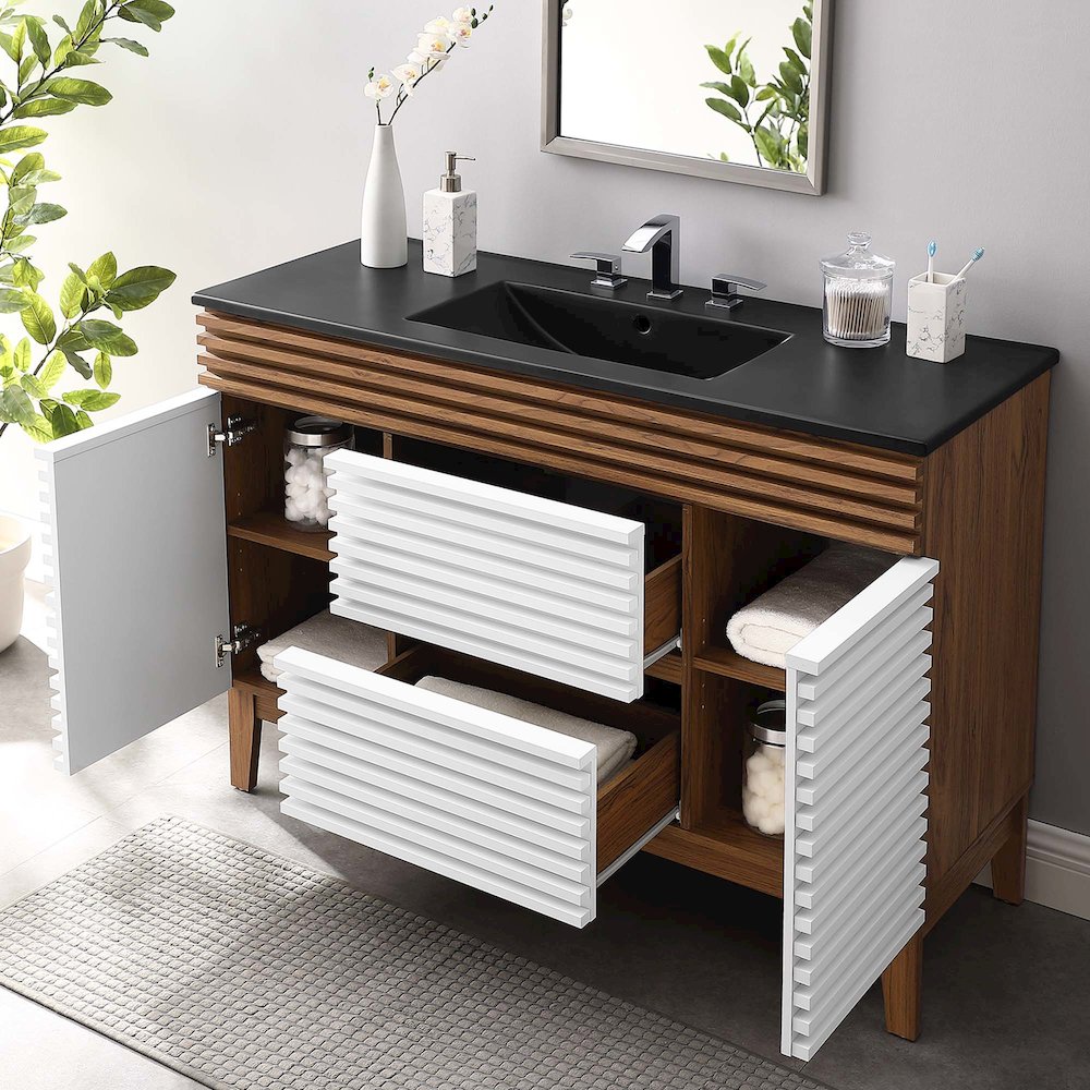 Render 48" Single Sink Bathroom Vanity. Picture 11