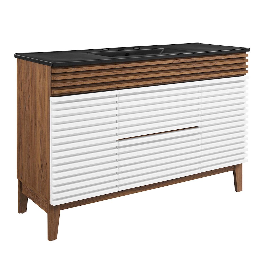 Render 48" Single Sink Bathroom Vanity. Picture 1