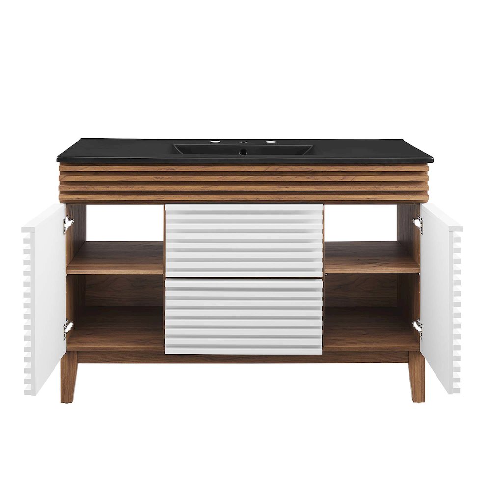 Render 48" Single Sink Bathroom Vanity. Picture 6