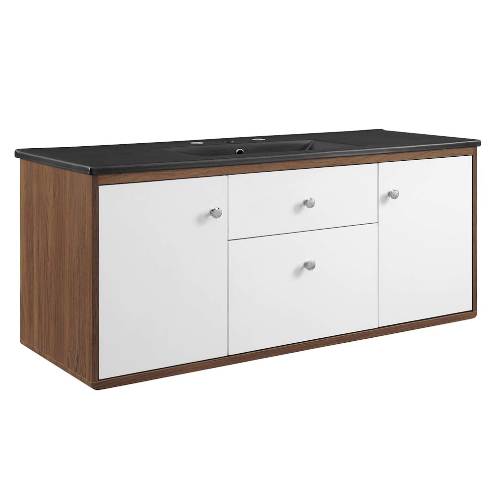 Transmit 48" Wall-Mount Bathroom Vanity. Picture 1