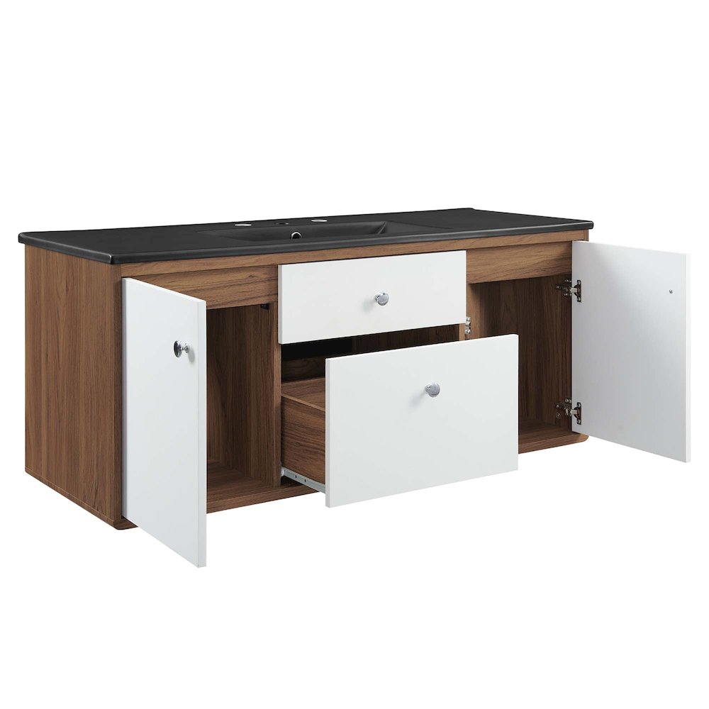 Transmit 48" Wall-Mount Bathroom Vanity. Picture 5