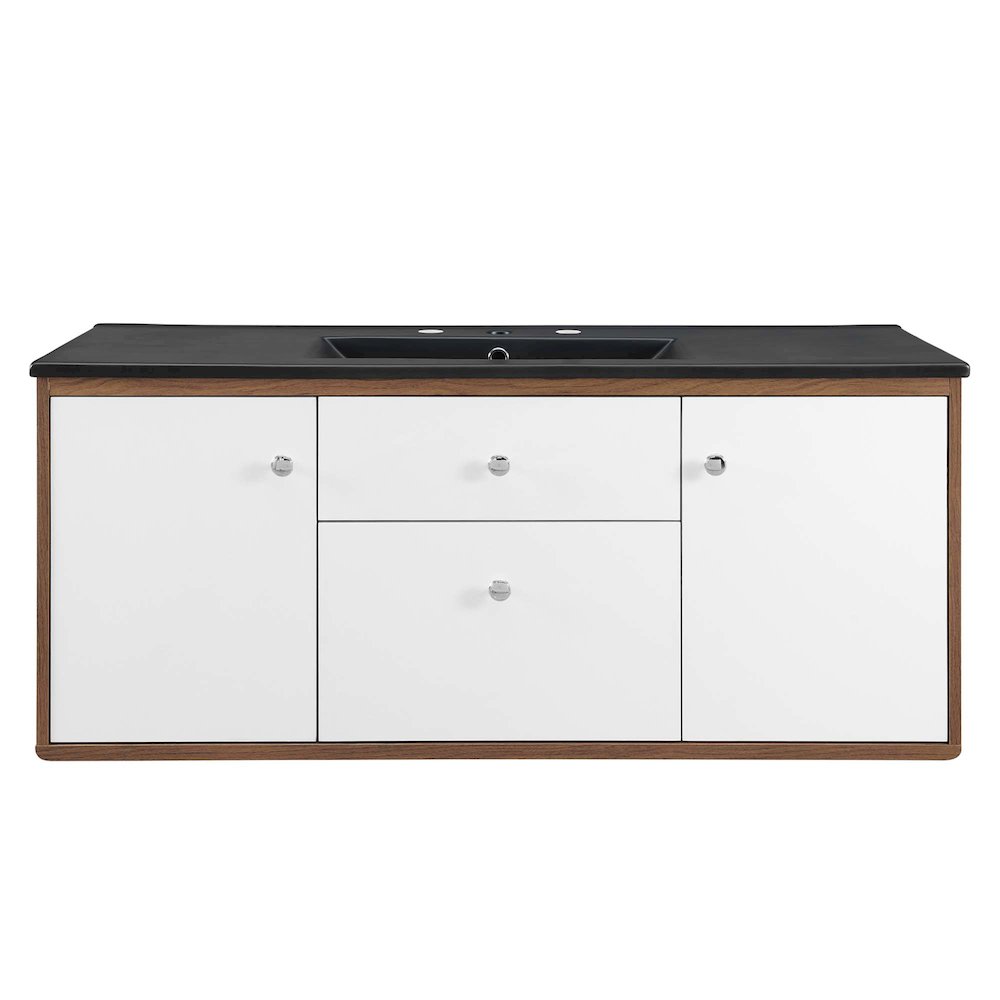 Transmit 48" Wall-Mount Bathroom Vanity. Picture 3
