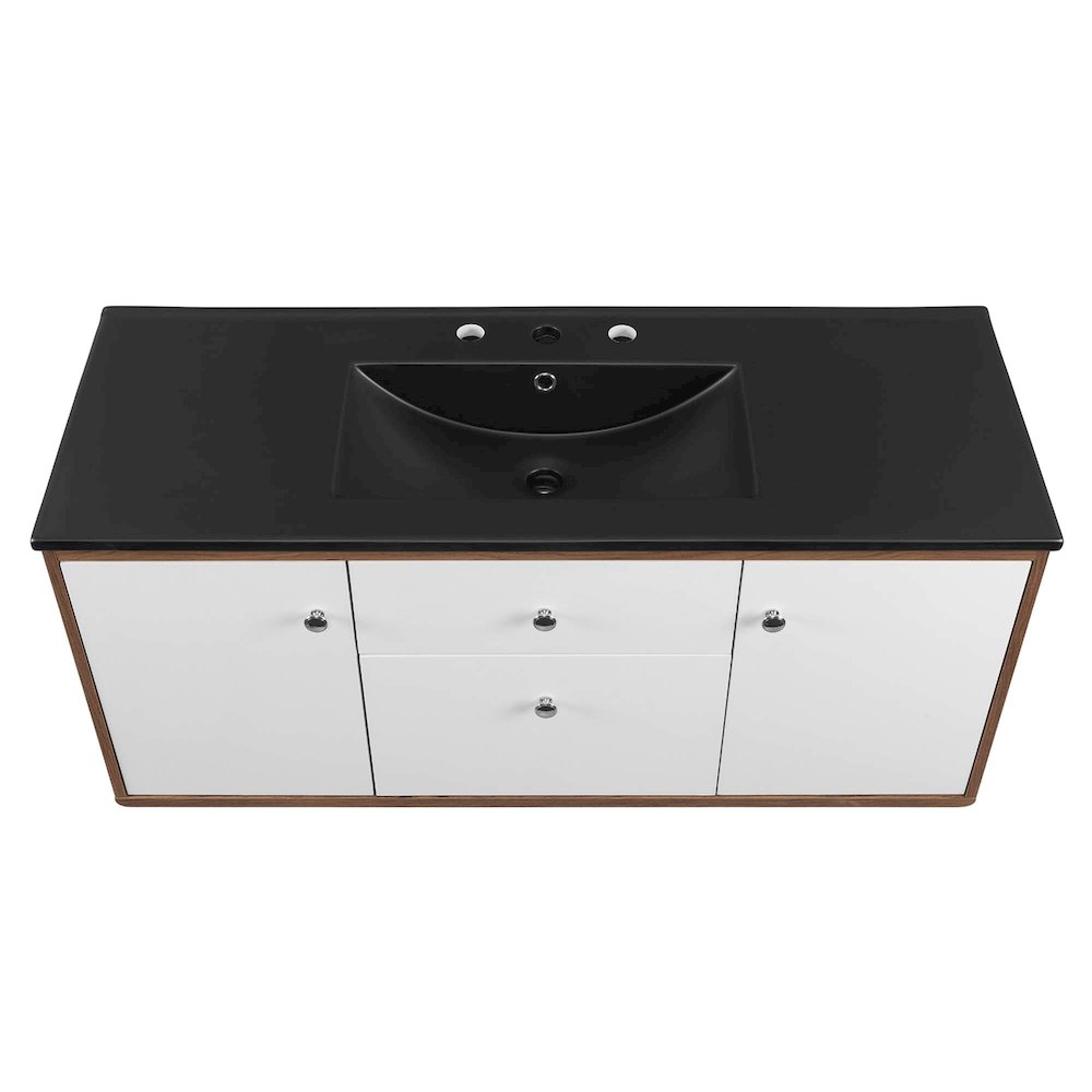 Transmit 48" Wall-Mount Bathroom Vanity. Picture 4