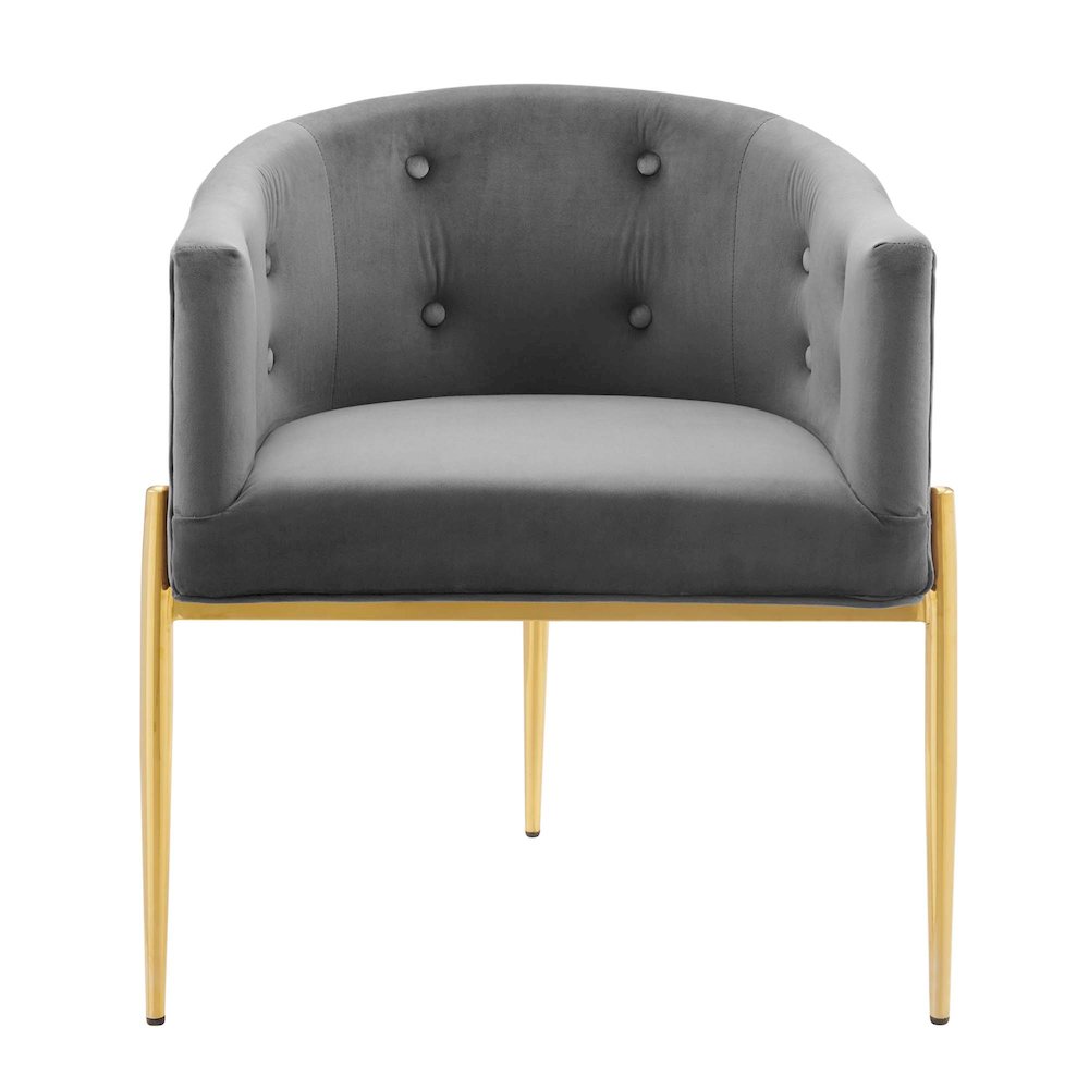 Savour Tufted Performance Velvet Accent Chairs Set of 2. Picture 5