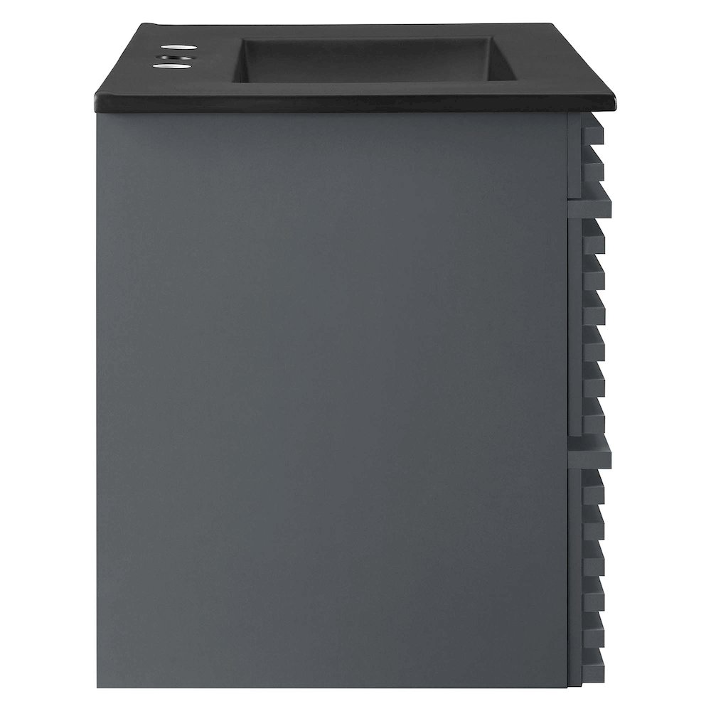 Render 30" Wall-Mount Bathroom Vanity. Picture 3