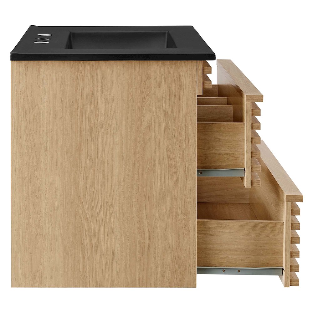 Render 30" Wall-Mount Bathroom Vanity. Picture 5